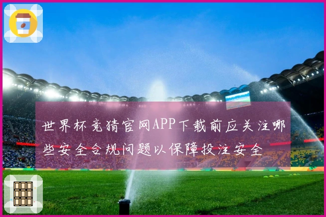 世界杯竞猜官网APP下载前应关注哪些安全合规问题以保障投注安全